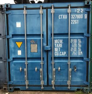 Blue Used 20ft Shipping Container